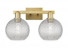 Innovations Lighting 716-2W-BB-G122C-8CL - Athens - 2 Light - 19 inch - Brushed Brass - Bath Vanity Light