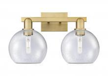 Innovations Lighting 716-2W-BB-G124-8 - Athens - 2 Light - 19 inch - Brushed Brass - Bath Vanity Light