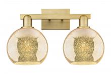Innovations Lighting 716-2W-BB-G128-8 - Athens - 2 Light - 19 inch - Brushed Brass - Bath Vanity Light
