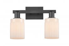 Innovations Lighting 716-2W-BK-G341 - Hadley - 2 Light - 16 inch - Matte Black - Bath Vanity Light