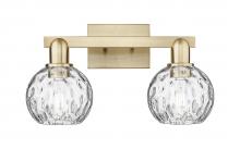 Innovations Lighting 716-2W-CB-G1215-6 - Athens Water Glass - 2 Light - 17 inch - Champagne Bronze - Bath Vanity Light