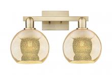 Innovations Lighting 716-2W-CB-G128-8 - Athens - 2 Light - 19 inch - Champagne Bronze - Bath Vanity Light