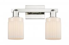 Innovations Lighting 716-2W-PN-G341 - Hadley - 2 Light - 16 inch - Polished Nickel - Bath Vanity Light