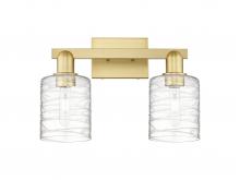 Innovations Lighting 716-2W-SG-G1113 - Cobbleskill - 2 Light - 16 inch - Satin Gold - Bath Vanity Light