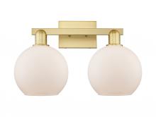 Innovations Lighting 716-2W-SG-G121-8 - Athens - 2 Light - 19 inch - Satin Gold - Bath Vanity Light