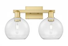 Innovations Lighting 716-2W-SG-G122-8 - Athens - 2 Light - 19 inch - Satin Gold - Bath Vanity Light