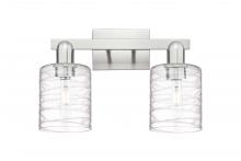 Innovations Lighting 716-2W-SN-G1113 - Cobbleskill - 2 Light - 16 inch - Brushed Satin Nickel - Bath Vanity Light