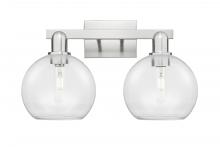 Innovations Lighting 716-2W-SN-G122-8 - Athens - 2 Light - 19 inch - Brushed Satin Nickel - Bath Vanity Light