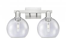 Innovations Lighting 716-2W-SN-G124-8 - Athens - 2 Light - 19 inch - Brushed Satin Nickel - Bath Vanity Light