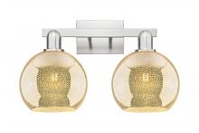 Innovations Lighting 716-2W-SN-G128-8 - Athens - 2 Light - 19 inch - Brushed Satin Nickel - Bath Vanity Light