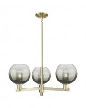 Innovations Lighting 716-3CR-AB-G483-8SL - Brookhaven Globe - 3 Light - 18 inch - Antique Brass - Pendant