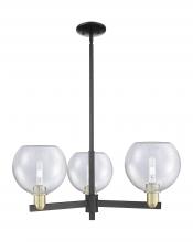 Innovations Lighting 716-3CR-BAB-G124-8 - Athens - 3 Light - 30 inch - Black Antique Brass - Stem hung - Pendant