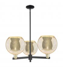 Innovations Lighting 716-3CR-BAB-G128-10 - Athens - 3 Light - 32 inch - Black Antique Brass - Stem hung - Pendant