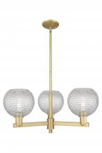 Innovations Lighting 716-3CR-BB-G122C-8CL - Athens - 3 Light - 30 inch - Brushed Brass - Stem hung - Pendant