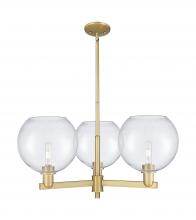 Innovations Lighting 716-3CR-BB-G124-10 - Athens - 3 Light - 32 inch - Brushed Brass - Stem hung - Pendant