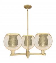 Innovations Lighting 716-3CR-BB-G128-10 - Athens - 3 Light - 32 inch - Brushed Brass - Stem hung - Pendant