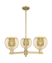 Innovations Lighting 716-3CR-BB-G128-8 - Athens - 3 Light - 30 inch - Brushed Brass - Stem hung - Pendant