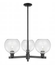 Innovations Lighting 716-3CR-BK-G122-8 - Athens - 3 Light - 30 inch - Matte Black - Stem hung - Pendant