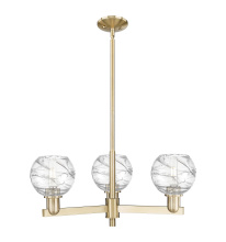 Innovations Lighting 716-3CR-CB-G1213-6CL - Athens Deco Swirl - 3 Light - 18 inch - Champagne Bronze - Pendant