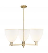 Innovations Lighting 716-3CR-CB-GBD-91 - Bristol - 3 Light - 31 inch - Champagne Bronze - Stem hung - Pendant
