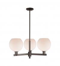 Innovations Lighting 716-3CR-OB-G121-8 - Athens - 3 Light - 30 inch - Oil Rubbed Bronze - Stem hung - Pendant