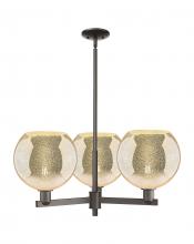 Innovations Lighting 716-3CR-OB-G128-10 - Athens - 3 Light - 32 inch - Oil Rubbed Bronze - Stem hung - Pendant