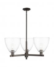 Innovations Lighting 716-3CR-OB-GBD-92 - Bristol - 3 Light - 31 inch - Oil Rubbed Bronze - Stem hung - Pendant