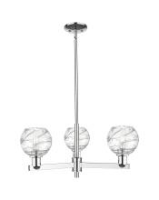 Innovations Lighting 716-3CR-PC-G1213-6CL - Athens Deco Swirl - 3 Light - 18 inch - Polished Chrome - Pendant