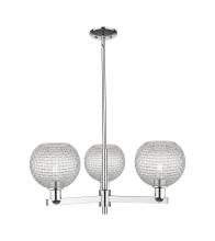 Innovations Lighting 716-3CR-PC-G122C-8CL - Athens - 3 Light - 30 inch - Polished Chrome - Stem hung - Pendant