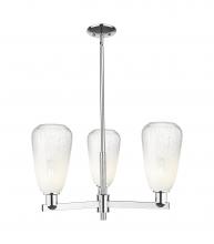 Innovations Lighting 716-3CR-PC-G480-6OP - Brookhaven Almond - 3 Light - 18 inch - Polished Chrome - Pendant