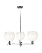 Innovations Lighting 716-3CR-PC-G483-8OP - Brookhaven Globe - 3 Light - 18 inch - Polished Chrome - Pendant