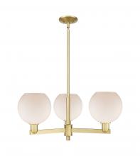 Innovations Lighting 716-3CR-SG-G121-8 - Athens - 3 Light - 30 inch - Satin Gold - Stem hung - Pendant