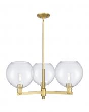Innovations Lighting 716-3CR-SG-G124-10 - Athens - 3 Light - 32 inch - Satin Gold - Stem hung - Pendant