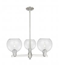 Innovations Lighting 716-3CR-SN-G122-8 - Athens - 3 Light - 30 inch - Satin Nickel - Stem hung - Pendant