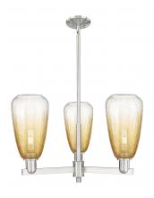 Innovations Lighting 716-3CR-SN-G480-6AM - Brookhaven Almond - 3 Light - 18 inch - Satin Nickel - Pendant