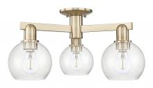 Innovations Lighting 716-3F-CB-G124-6 - Athens - 3 Light - 23 inch - Champagne Bronze - Semi-Flush Mount