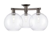 Innovations Lighting 716-3F-OB-G122-10 - Athens - 3 Light - 28 inch - Oil Rubbed Bronze - Semi-Flush Mount