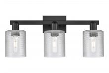 Innovations Lighting 716-3W-BK-G112 - Cobbleskill - 3 Light - 24 inch - Matte Black - Bath Vanity Light