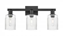 Innovations Lighting 716-3W-BK-G342 - Hadley - 3 Light - 24 inch - Matte Black - Bath Vanity Light