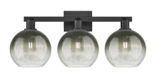 Innovations Lighting 716-3W-BK-G483-8SL - Brookhaven Globe - 3 Light - 26 inch - Matte Black - Bath Vanity Light