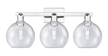 Innovations Lighting 716-3W-PC-G124-8 - Athens - 3 Light - 27 inch - Polished Chrome - Bath Vanity Light