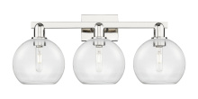 Innovations Lighting 716-3W-PN-G122-8 - Athens - 3 Light - 27 inch - Polished Nickel - Bath Vanity Light