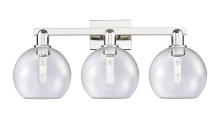 Innovations Lighting 716-3W-PN-G124-8 - Athens - 3 Light - 27 inch - Polished Nickel - Bath Vanity Light
