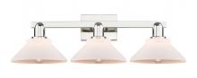 Innovations Lighting 716-3W-PN-G131 - Orwell - 3 Light - 27 inch - Polished Nickel - Bath Vanity Light