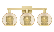 Innovations Lighting 716-3W-SG-G128-8 - Athens - 3 Light - 27 inch - Satin Gold - Bath Vanity Light