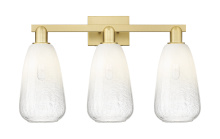 Innovations Lighting 716-3W-SG-G480-6OP - Brookhaven Almond - 3 Light - 26 inch - Satin Gold - Bath Vanity Light