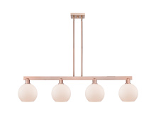 Innovations Lighting 716-4I-AC-G121-8 - Athens - 4 Light - 51 inch - Antique Copper - Stem hung - Island Light