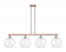 Innovations Lighting 716-4I-AC-G122-10 - Athens - 4 Light - 53 inch - Antique Copper - Stem hung - Island Light