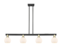 Innovations Lighting 716-4I-BAB-G121-6 - Athens - 4 Light - 49 inch - Black Antique Brass - Stem hung - Island Light
