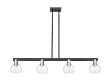 Innovations Lighting 716-4I-BAB-G122-6 - Athens - 4 Light - 49 inch - Black Antique Brass - Stem hung - Island Light